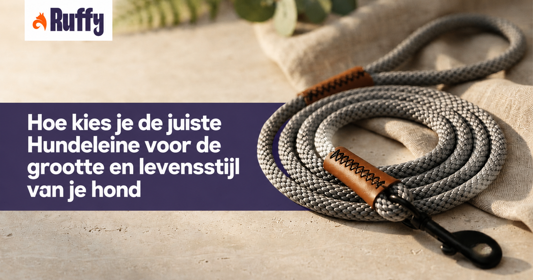 Hoe kies je de juiste Hundeleine voor de grootte en levensstijl van je hond