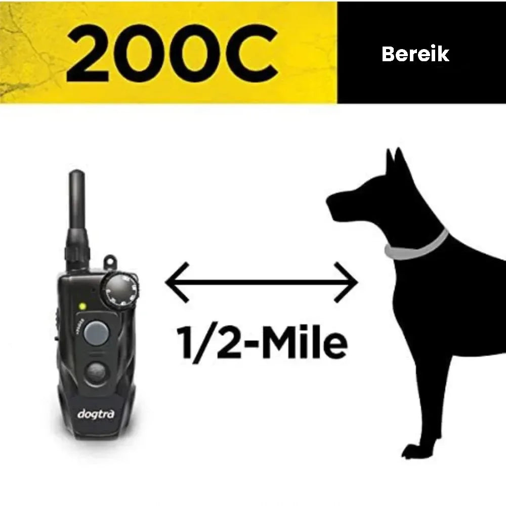 Draadloze Trainingshalsband voor Honden 1/2 Mijl Bereik Waterdicht Aanpasbare Modi Duurzaam - Ruffy