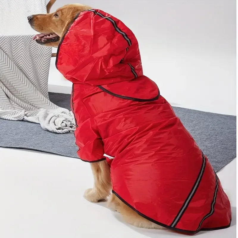 Waterdichte Regenjas Met Capuchon Voor Honden - Ruffy