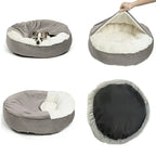 Luxe Orthopedisch Hondenkussen met Traagschuim Wasbare Hoes en Pluche Bekleding - Ruffy