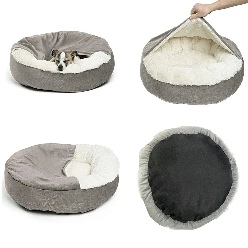 Luxe Orthopedisch Hondenkussen met Traagschuim Wasbare Hoes en Pluche Bekleding - Ruffy