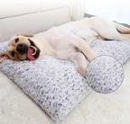 Orthopedic Dog Crate Mat | Thick Plush Cushion | Non-Slip Waterproof Bottom | Washable