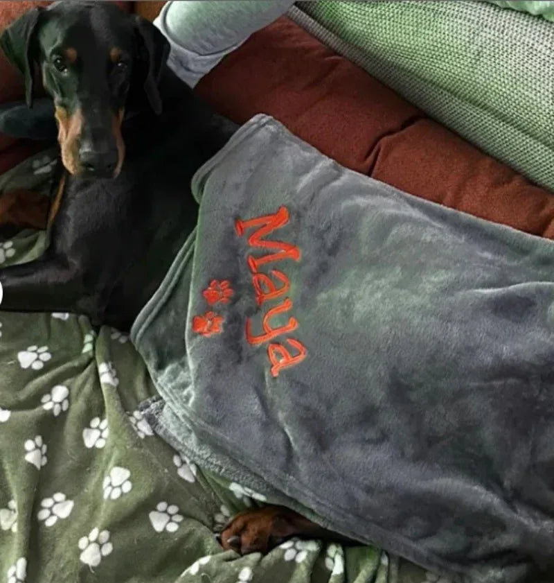 Hondennaam Deken Op Maat - Ruffy