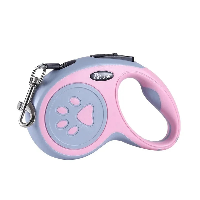 Intrekbare Hondenriem 5M Duurzaam Nylon Ergonomisch Handvat Comfortabel Voor Veilig Wandelen en Verkennen - Ruffy