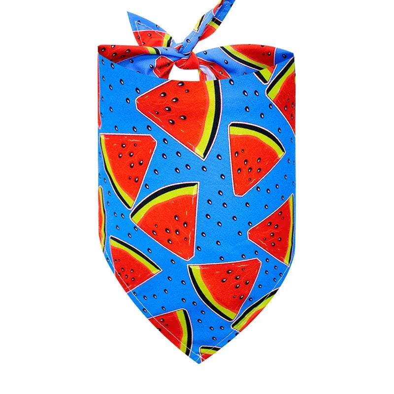 Zachte katoenen bandana's voor huisdieren met stijlvolle patronen en ademend ontwerp voor honden en katten - Ruffy