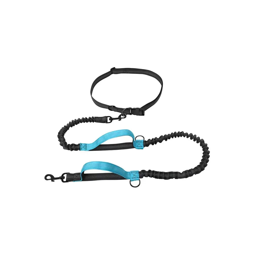Handsfree reflecterende hondenriem met schokabsorberend elastiek voor joggen - Ruffy