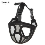 Verstelbare nylon snuit voor honden met platte snuit. Comfortabel ademend ontwerp voor veiligheid en training - Ruffy