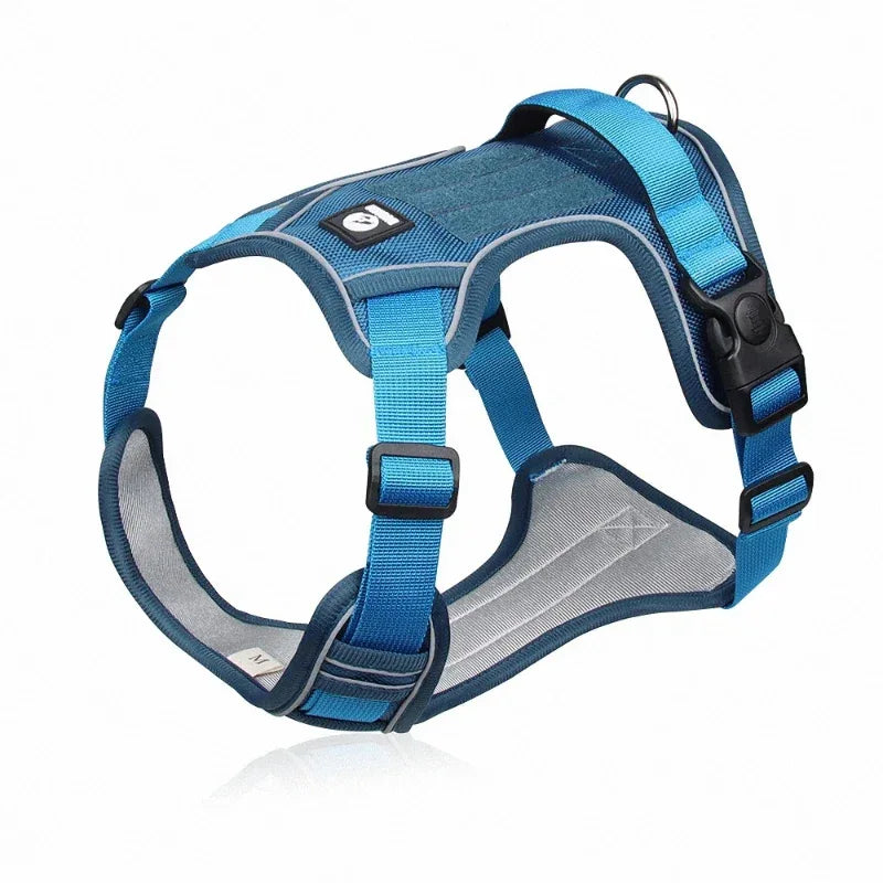 Reflecterend hondentuig met ademend gaas, duurzaam nylon, verstelbare pasvorm voor alle seizoenen - Ruffy