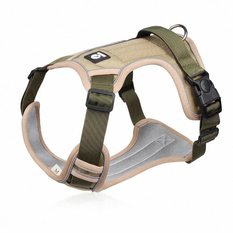 Reflecterend hondentuig met ademend gaas, duurzaam nylon, verstelbare pasvorm voor alle seizoenen - Ruffy
