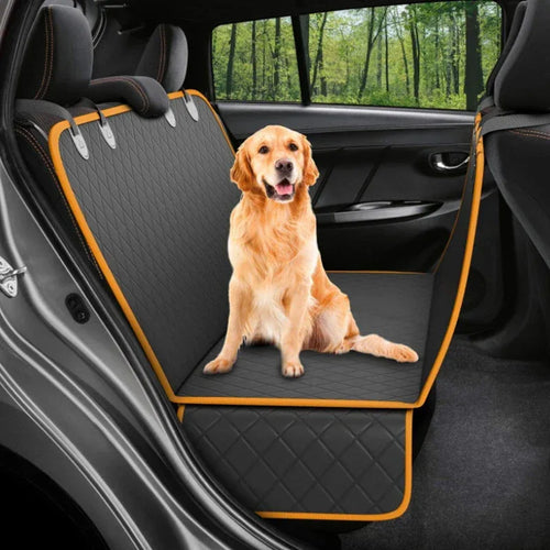 100% waterdichte autostoelhoes voor honden met gaasraam Hangmat Design Machinewasbaar 137x147cm - Ruffy