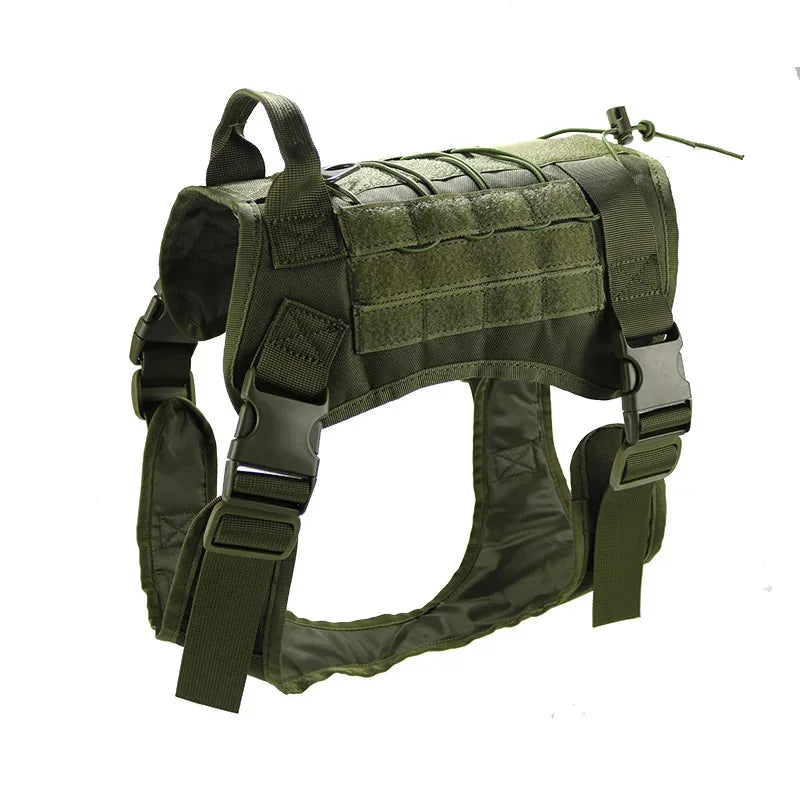 Duurzaam tactisch nylon hondentuig met snelsluiting en verstelbare pasvorm voor training in alle seizoenen - Ruffy