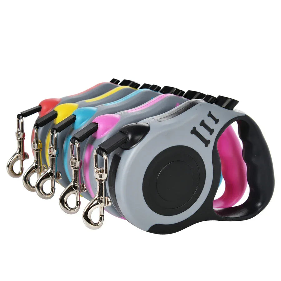 Automatische intrekbare hondenriem met snelontgrendelingsknop 3m/5m - Ruffy
