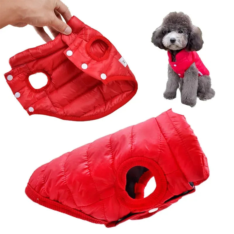 Warm Polyester Hondenvest Lichtgewicht Herfst Winter Kleding in XS-2XL Meerdere Kleuren - Ruffy