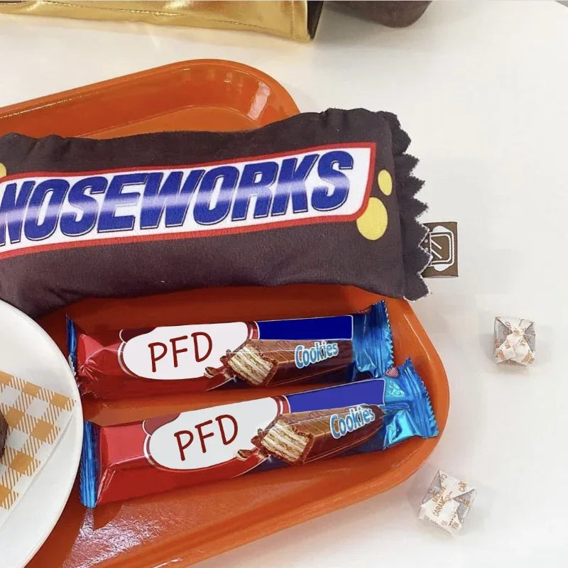 Interactief knuffeldier voor kleine honden met geur- en geluidstimulatie Pluche knuffel - Ruffy