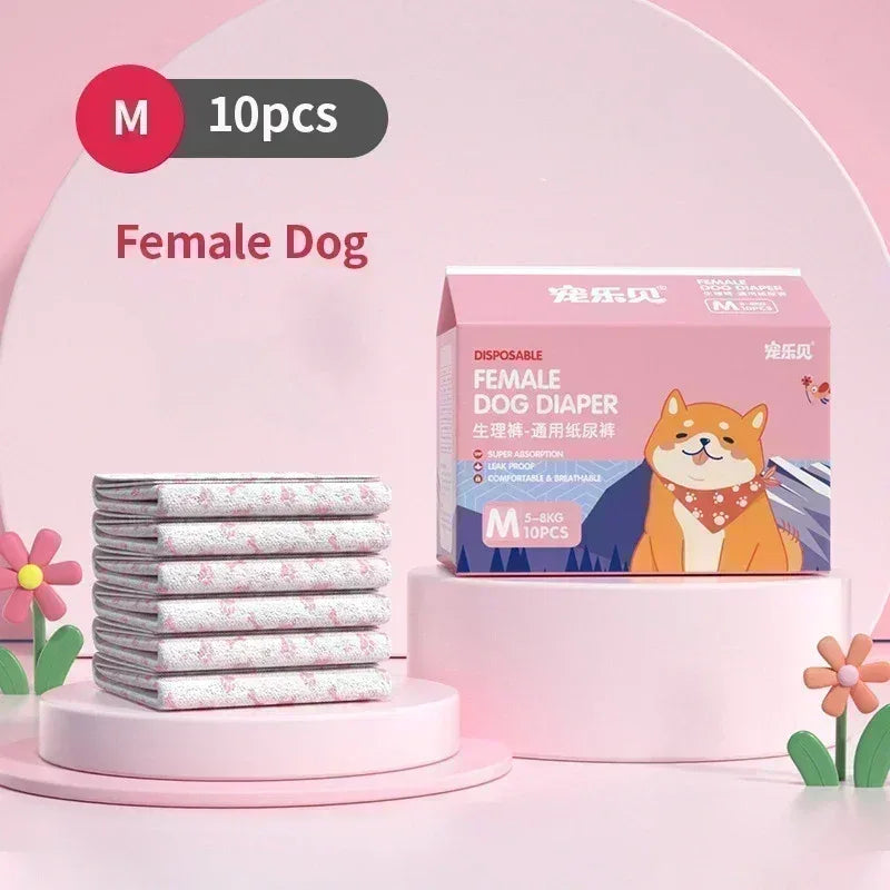 Superabsorberende wegwerpluiers voor honden met lekvrije barrières - Ruffy