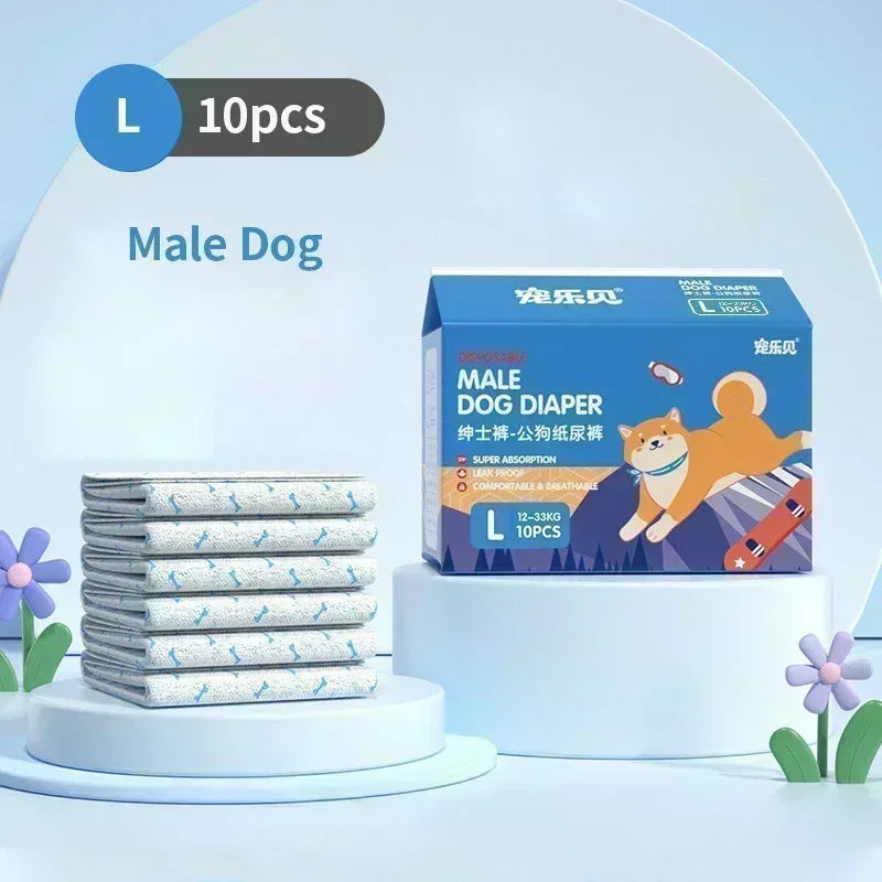 Superabsorberende wegwerpluiers voor honden met lekvrije barrières - Ruffy