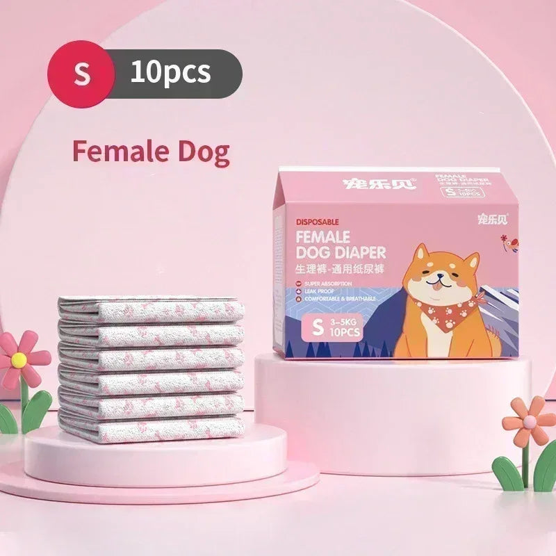 Superabsorberende wegwerpluiers voor honden met lekvrije barrières - Ruffy