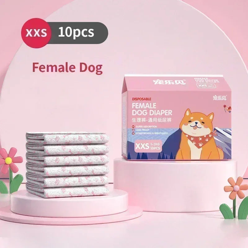 Superabsorberende wegwerpluiers voor honden met lekvrije barrières - Ruffy