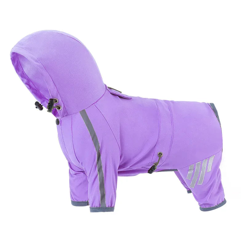 Ademend Reflecterend Hond Waterdicht Polyester Ontwerp in Maten S-2XL Meerdere Kleuren - Ruffy
