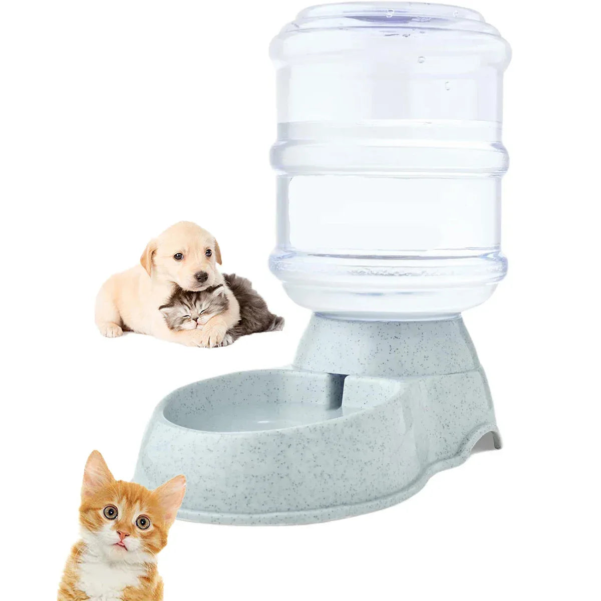 Automatische voer- en waterdispenser voor huisdieren duurzaam capaciteit van 500 g eenvoudig schoon te maken oor alle hondenrassen - Ruffy