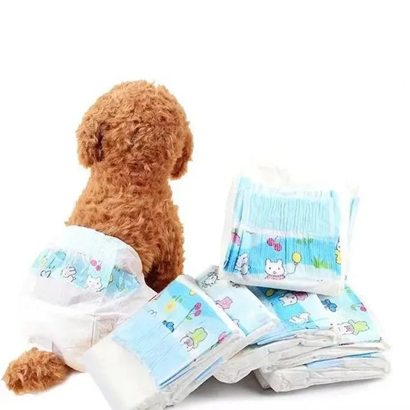 Superabsorberende huisdierluiers lekvrij met comfortabele pasvorm in de maten XXS-L 10 stuks - Ruffy