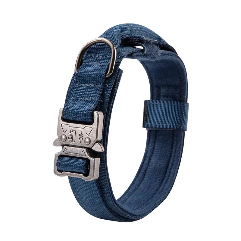 Duurzame nylon halsband met ontsnappingsfunctie Zacht gewatteerd Verstelbare maten M-XL - Ruffy