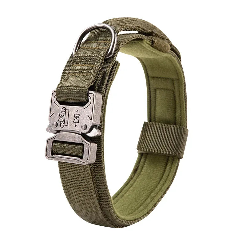 Duurzame nylon halsband met ontsnappingsfunctie Zacht gewatteerd Verstelbare maten M-XL - Ruffy