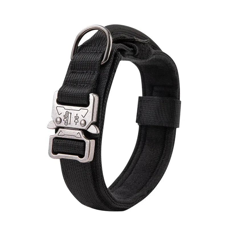 Duurzame nylon halsband met ontsnappingsfunctie Zacht gewatteerd Verstelbare maten M-XL - Ruffy