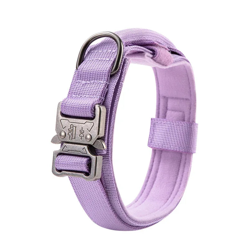Duurzame nylon halsband met ontsnappingsfunctie Zacht gewatteerd Verstelbare maten M-XL - Ruffy