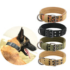 Duurzame tactische halsband, verstelbaar nylon met snelsluiting voor middelgrote honden - Ruffy