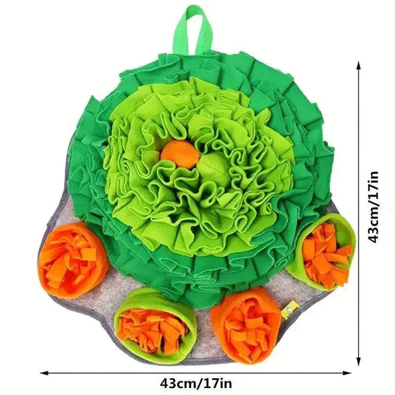 Duurzame wasbare hondensnuffelmat Interactief fleece puzzelspeelgoed voor mentale stimulatie - Ruffy
