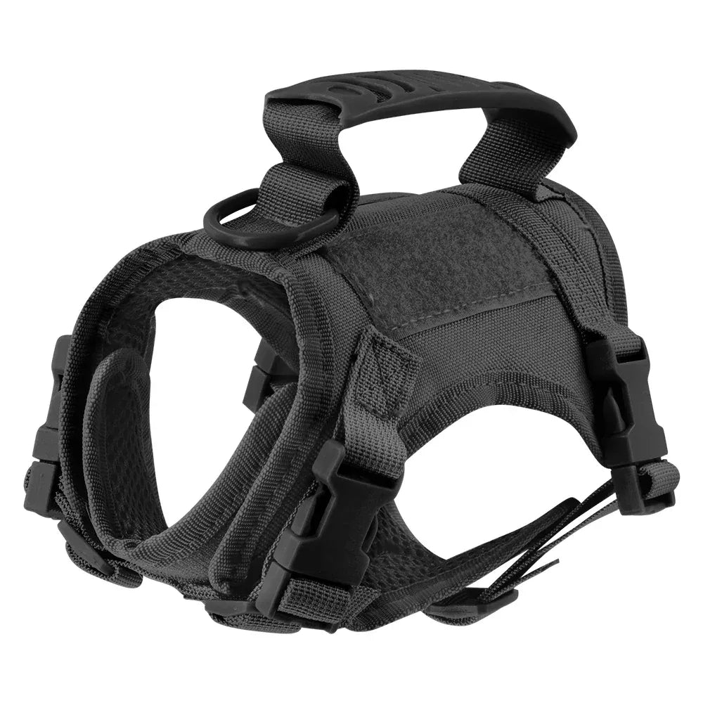 Tactisch hondentuig Volledige lichaamsbescherming Verstelbaar nylon met Molle-systeem en klittenbandpatches - Ruffy