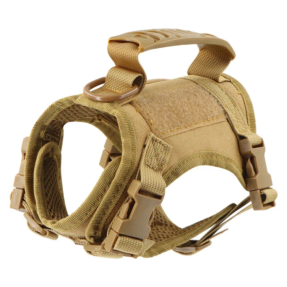 Tactisch hondentuig Volledige lichaamsbescherming Verstelbaar nylon met Molle-systeem en klittenbandpatches - Ruffy