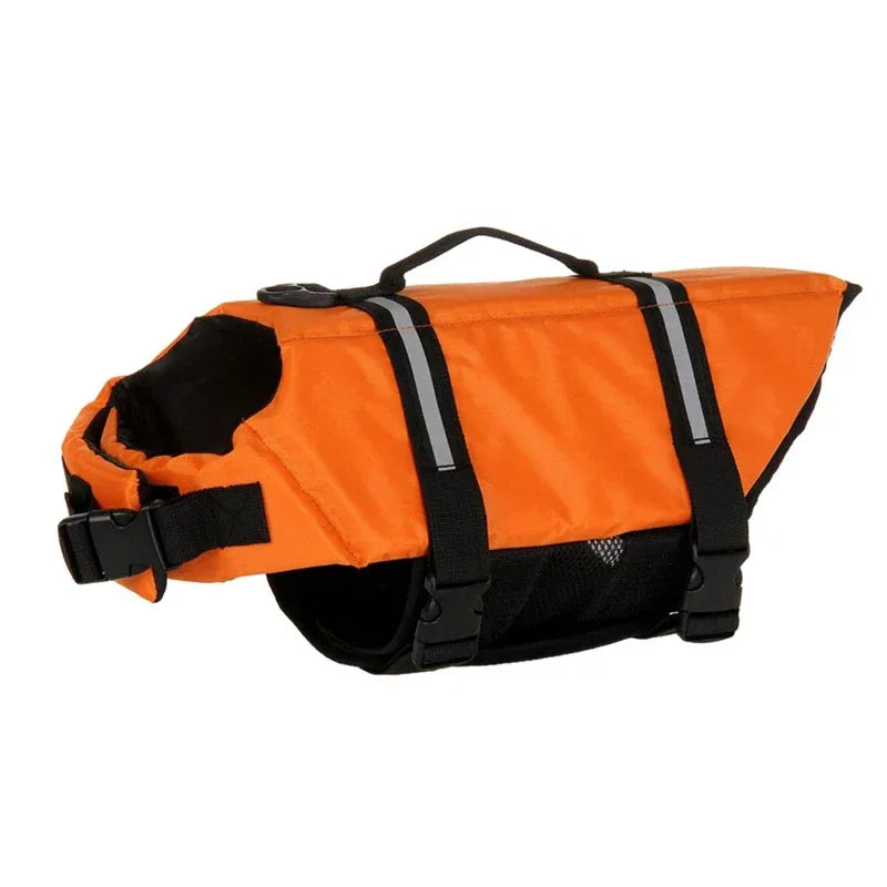 Reflecterend hondenreddingsvest, ademend gaas, duurzaam polyester met veilige pasvorm voor wateravonturen - Ruffy