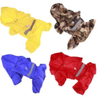Waterdichte hondenregenjas met reflecterende strips Comfortabele pasvorm in blauw,rood,camouflage XS-XXL - Ruffy