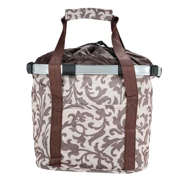 Duurzame fietsmand snelsluiting afneembare stuurtas aluminium Oxford stof 5kg capaciteit - Ruffy