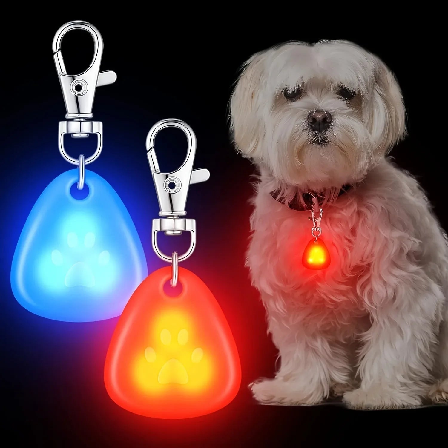 Silicone LED Hondenhalsband Licht Voor Nacht Veiligheid - Ruffy