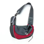 Ademende lichtgewicht Pet Sling Drager met Verstelbare Riem Veilig Ontwerp voor Kleine Honden en Katten - Ruffy