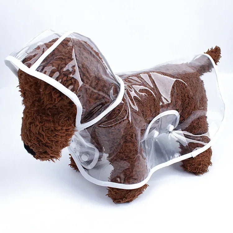 Waterdichte Hondenregenjas Met Drukknoopsluiting - Dierenjas Voor Buitenactiviteiten - Ruffy