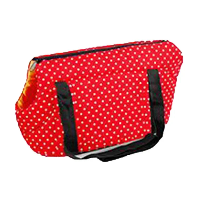 Stijlvolle, ademende Pet Carrier met zachte katoenen stof en printontwerp voor comfortabel reizen - Ruffy