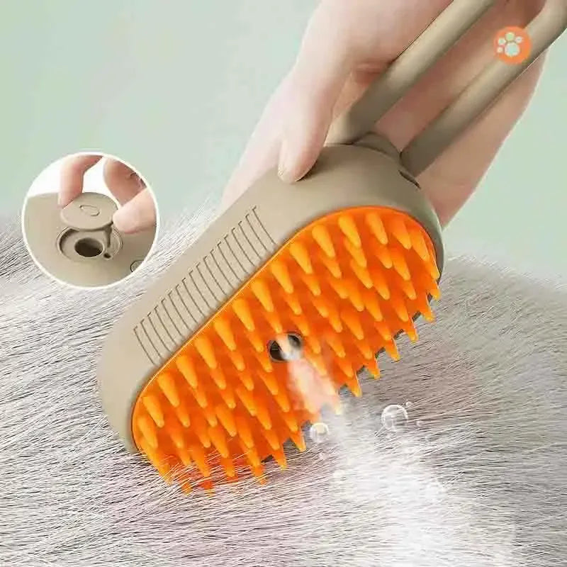 Massage Kam met Zachte Massage Tanden USB Oplaadbaar en Draagbaar Ontwerp voor Stress-Vrij Verzorging van Gezelschapsdieren - Ruffy