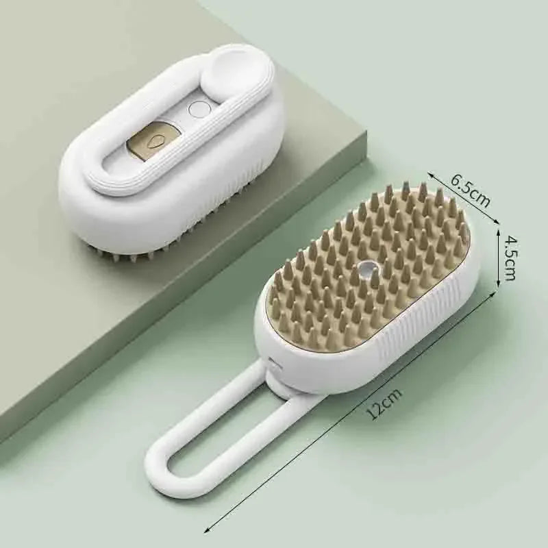 Massage Kam met Zachte Massage Tanden USB Oplaadbaar en Draagbaar Ontwerp voor Stress-Vrij Verzorging van Gezelschapsdieren - Ruffy