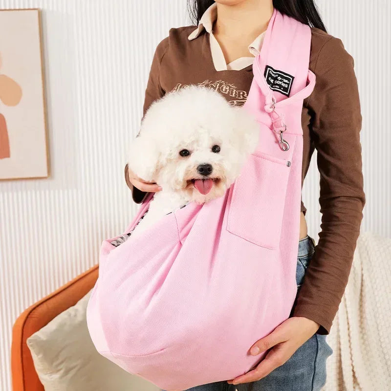 Draagtas voor Huisdieren – Stijlvolle Crossbody Slinger voor Kleine Honden tot 7,5 kg – Duurzaam en Lichtgewicht - Ruffy
