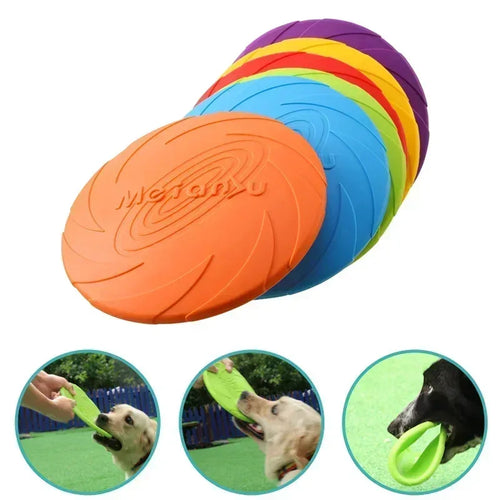 Duurzaam bijtbestendig rubber interactief hondenspeelgoed frisbee verkrijgbaar in kleine en grote maten - Ruffy