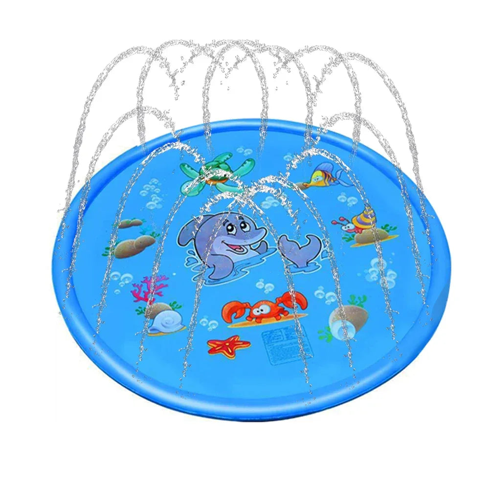 Draagbaar sproeikussen voor verkoelende zomerspelen Duurzaam antislip nylon Eenvoudig drainagesysteem - Ruffy