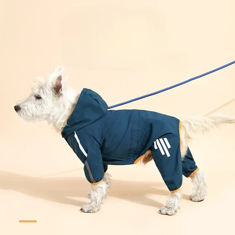Verstelbare regenjas voor honden Waterdicht Reflecterend Polyester Lichtgewicht Meerdere Maten voor Alle Rassen - Ruffy