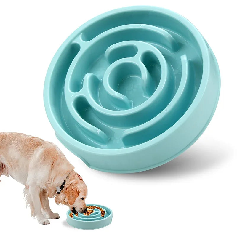 Langzame voerbak voor honden en katten Bevordert gezond eten Duurzaam PP Plastic 20cm Diameter - Ruffy