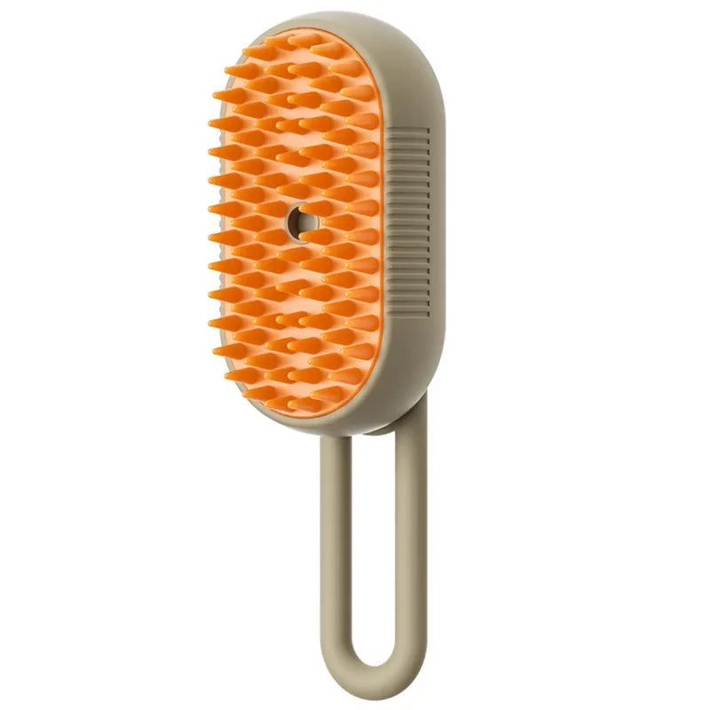 Automatische Steam Spray Pet Grooming borstel opvouwbaar ontwerp voor gemakkelijk verwijderen van haren en kalmerende massage - Ruffy