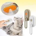 Automatische Steam Spray Pet Grooming borstel opvouwbaar ontwerp voor gemakkelijk verwijderen van haren en kalmerende massage - Ruffy