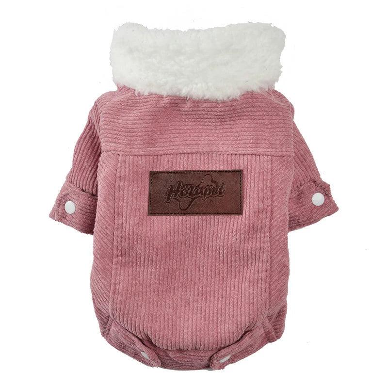 Stijlvolle Winterjas voor Kleine Honden – Zachte Fleece Voering en Duurzaam Katoen - Ruffy